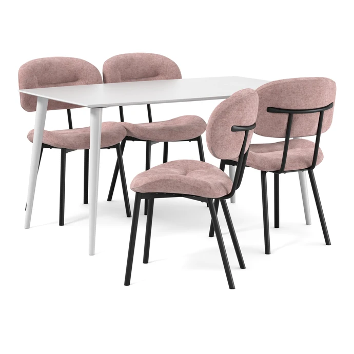 Plaine, Matgrupp med 4 stolar Carol