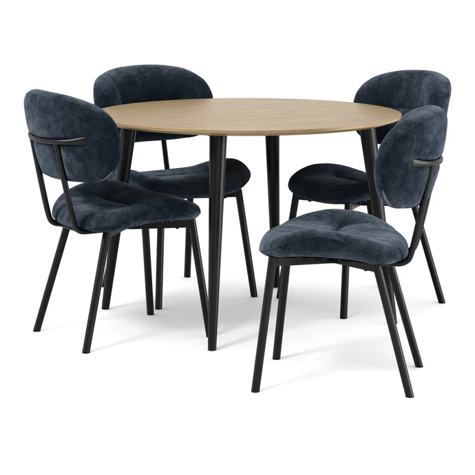 Plaine, Matgrupp med 4 stolar Carol