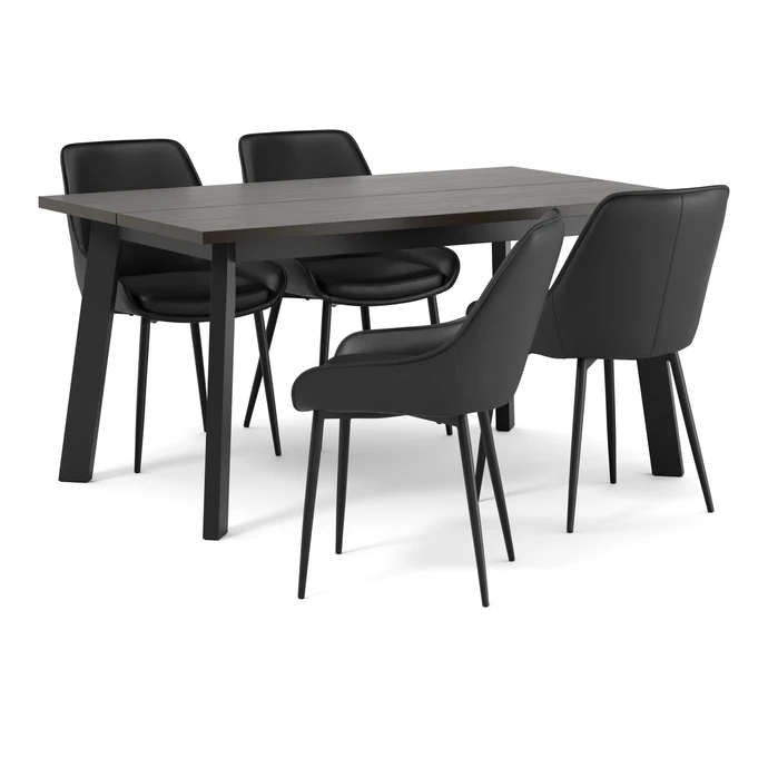 Nomad, Matgrupp med 4 stolar Leon