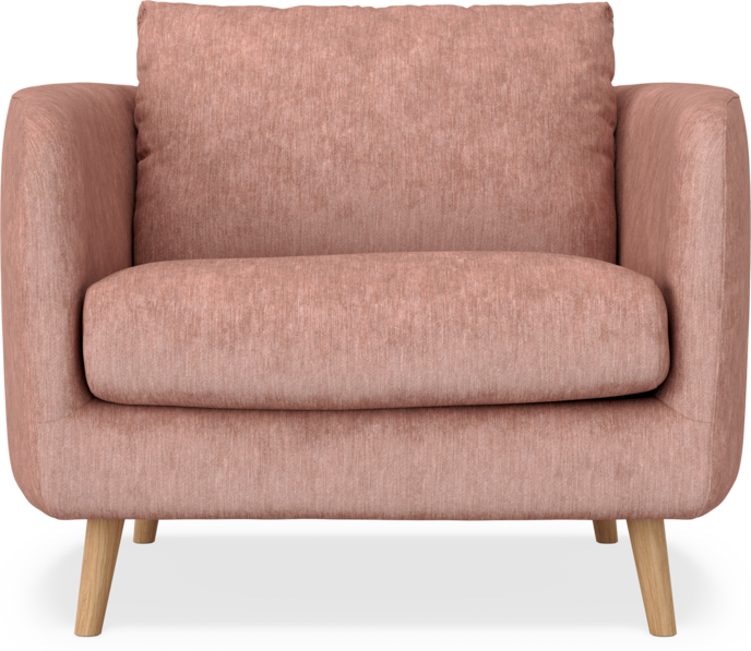 Madison Lux - Fåtölj, 70 cm - Röd