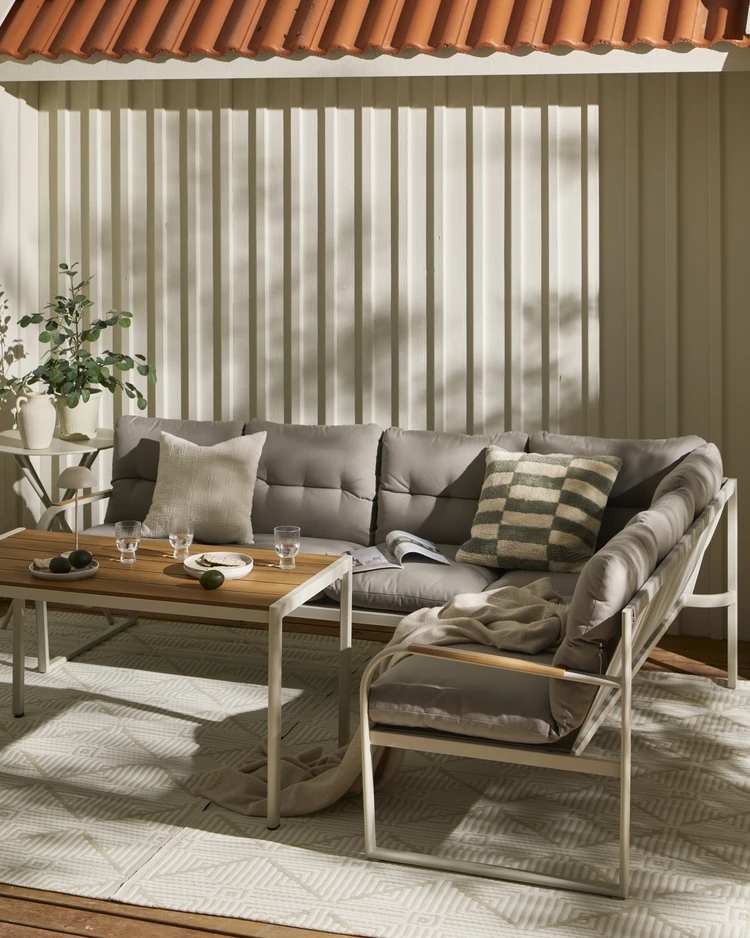 Freestyle - Utesoffa med bord L 120 cm - inspiration