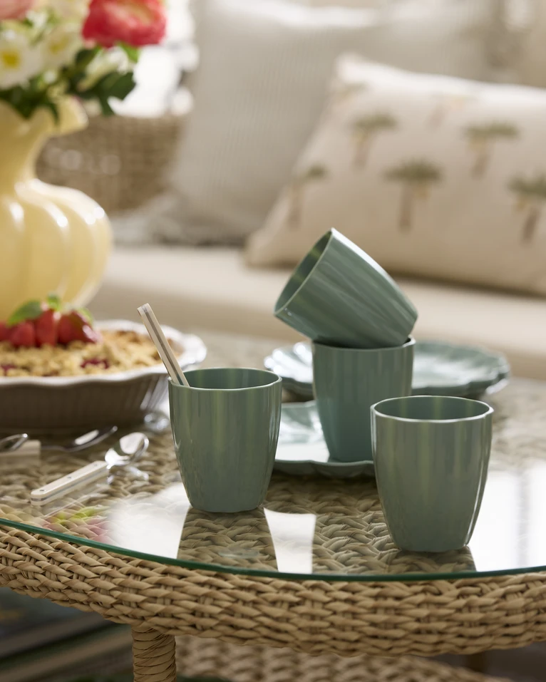 Blossom, Glas 4-pack, H 9 Ø 8 cm