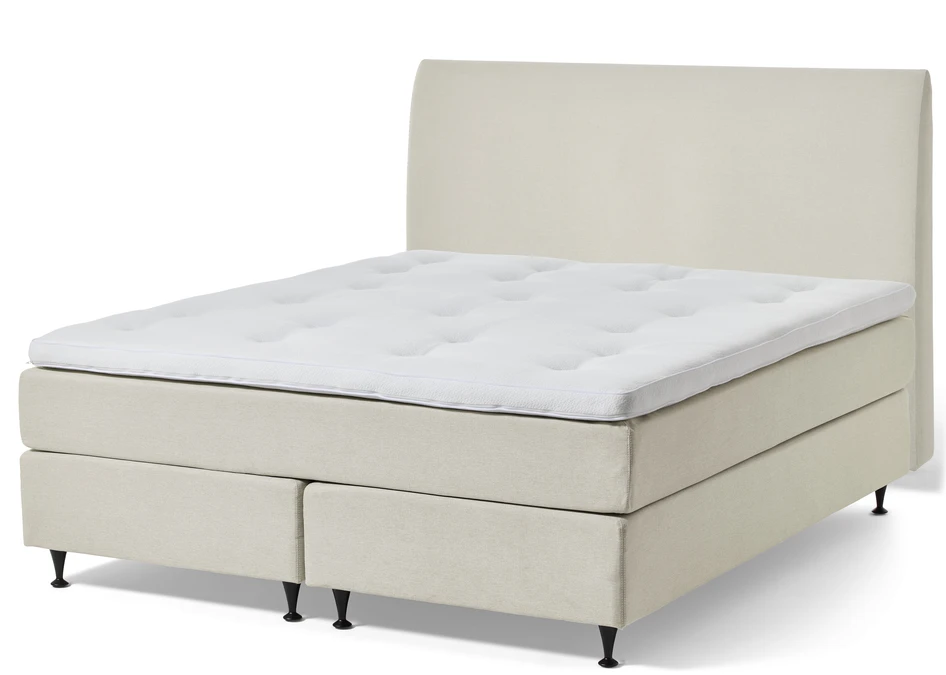 Änga Exclusive - Kontinentalsäng, dubbelsäng med bäddmadrass - Beige