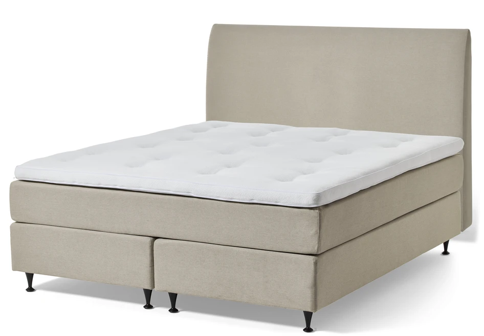 Änga Exclusive - Kontinentalsäng, dubbelsäng med bäddmadrass - Brun