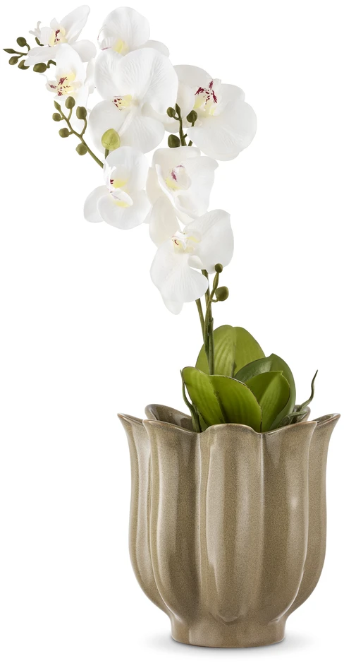 Erna - Kruka, H 20 Ø 19,5 cm - Beige