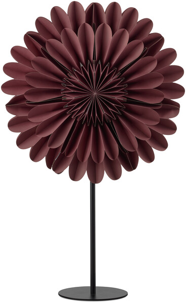 Gullvor på fot - Julstjärna på fot, Ø 40 cm - Röd