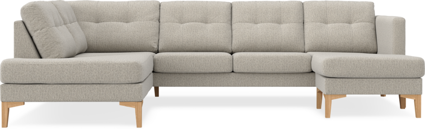 Rio - 3-sits soffa med divan vänster och schäslong höger - Beige