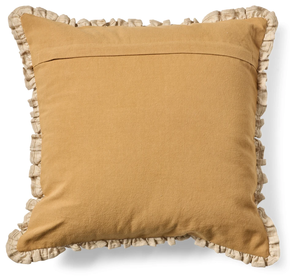 Birgitta - Prydnadskudde, 45x45 cm - Beige