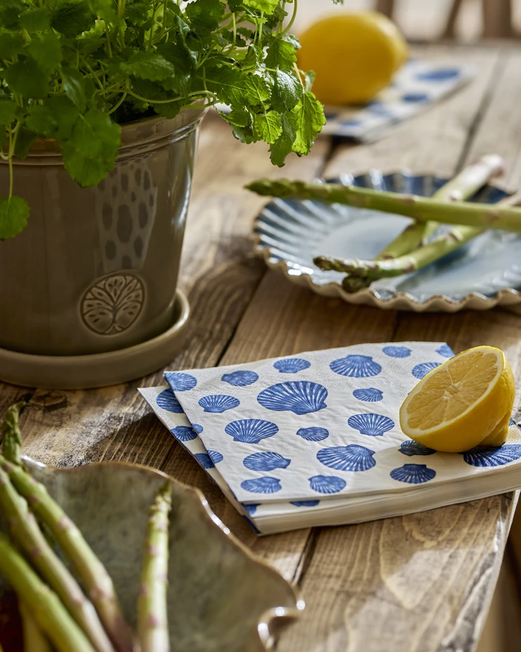 Scallop 1 - Servett, 33x33 cm, 20-pack - inspiration