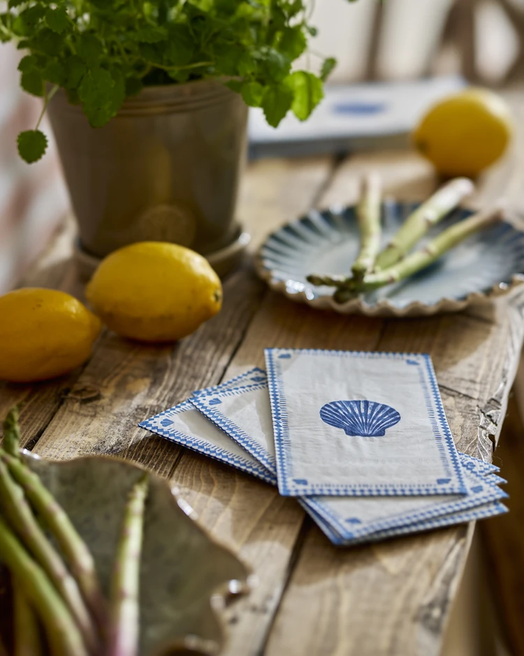 Scallop 2 - Servett, 33x40 cm, 20-pack - inspiration
