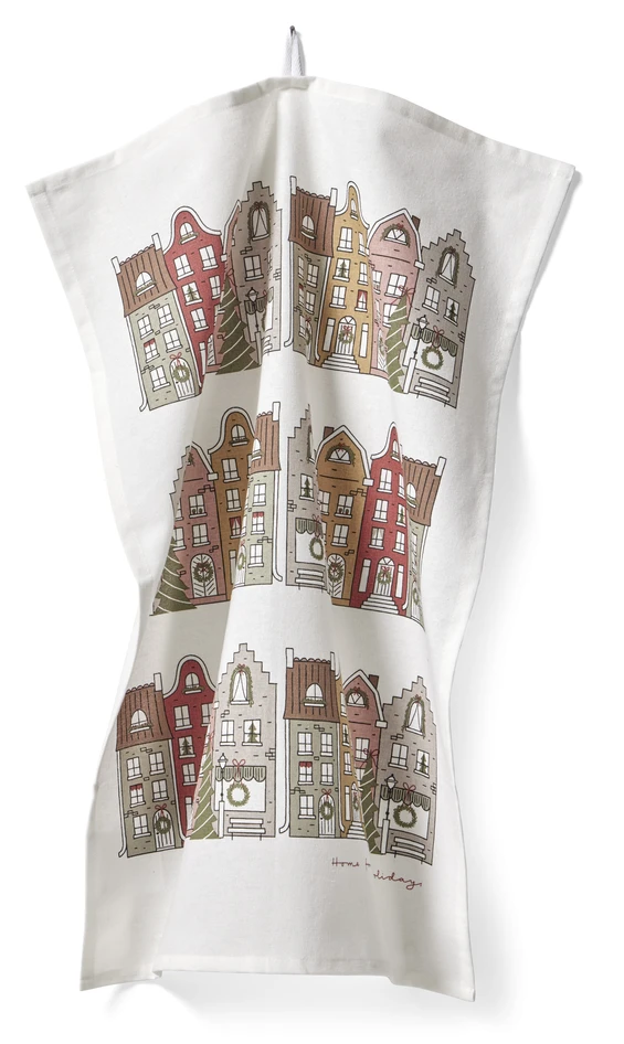 Nyhavn - Kökshandduk, 50x70 cm - Flerfärgad