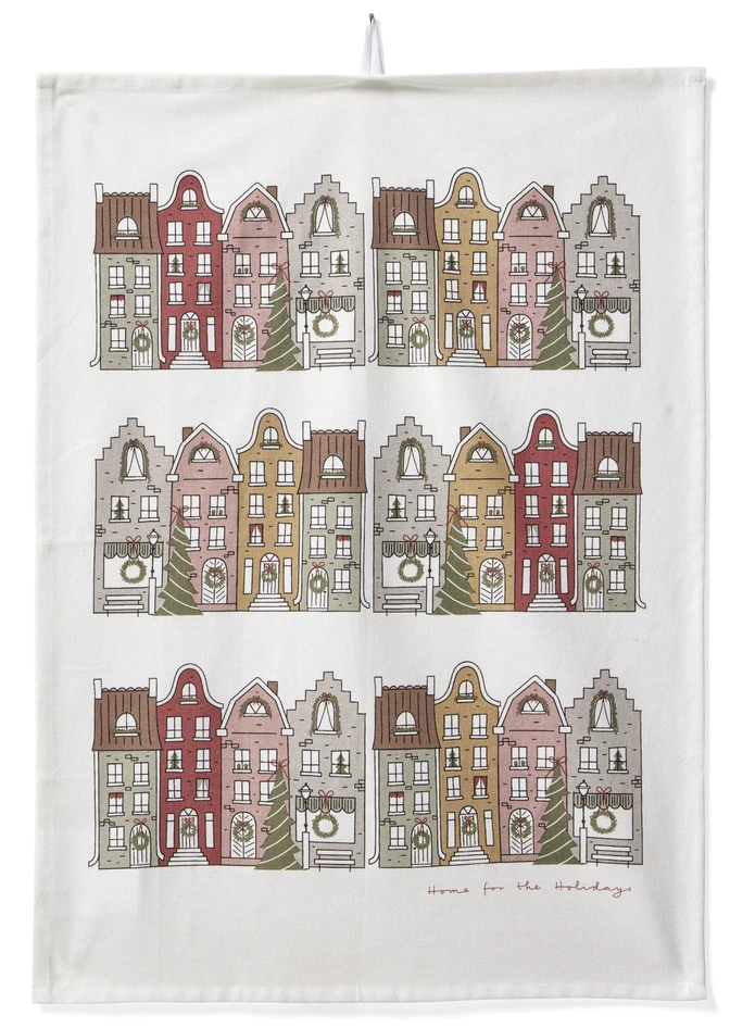 Nyhavn - Kökshandduk, 50x70 cm - Flerfärgad