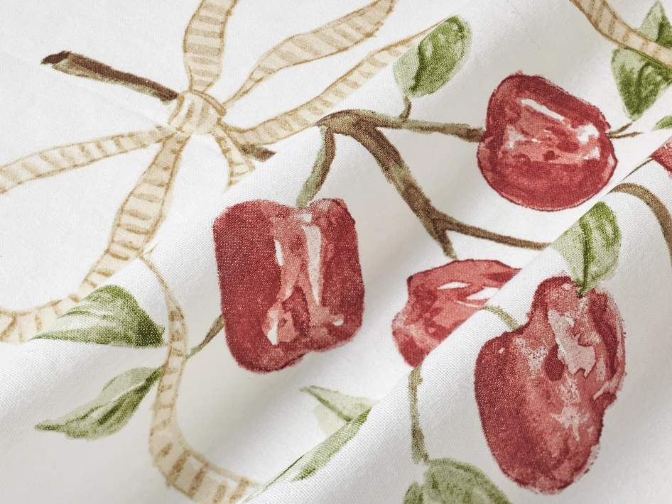 Juläpple - Kökshandduk, 50x70 cm - Röd