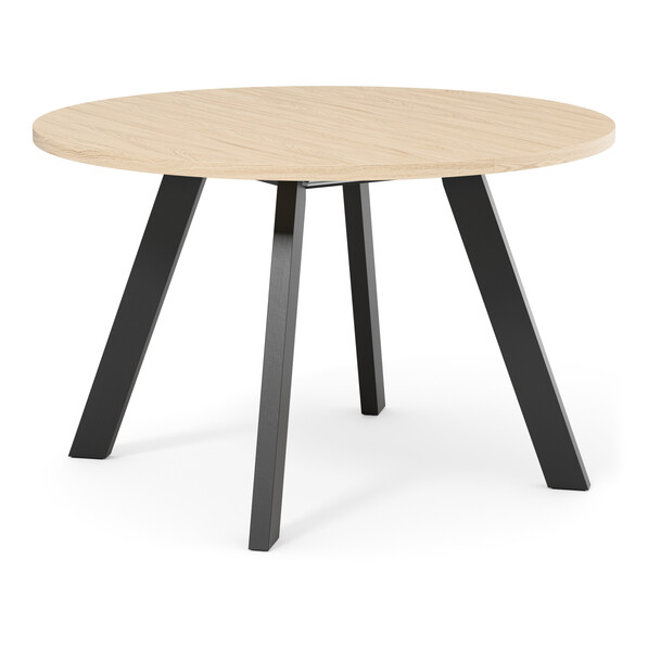 Nomad - Matbord, Ø 120-170, H 75 cm - Vit