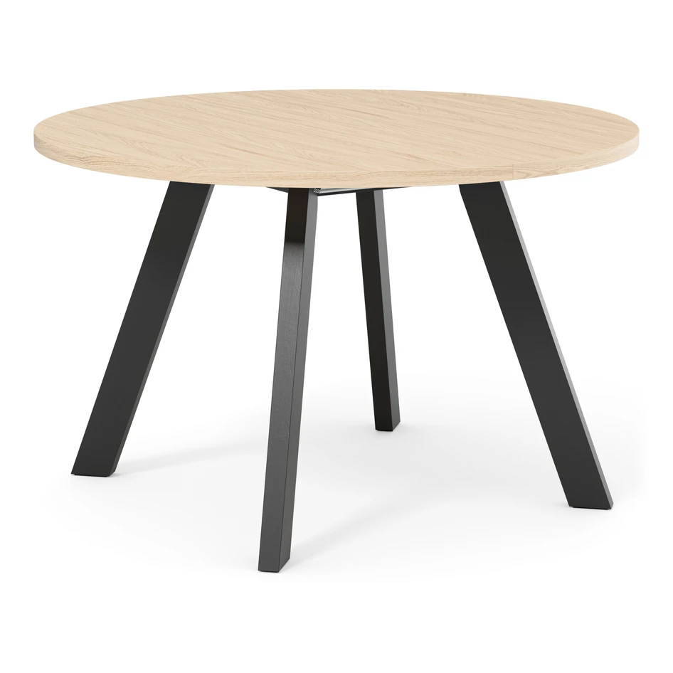 Nomad - Matbord, Ø 120-170, H 75 cm - Vit