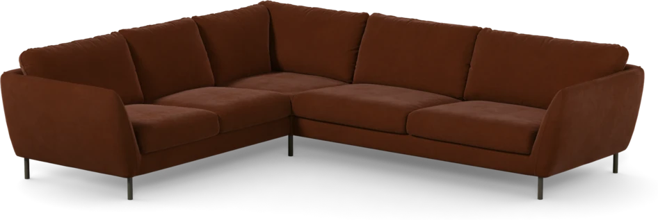 Madison Lux - Hörnsoffa 2+3-sits, hörn 1 - Orange