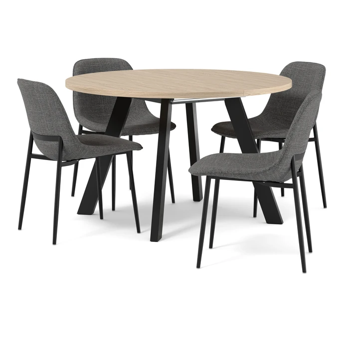 Nomad, Matgrupp med 4 stolar Melic