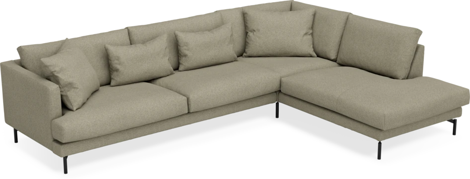 Harper - 3-sits soffa med divan höger - Beige