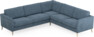 Bridge - Hörnsoffa, 3+2-sits - Blå