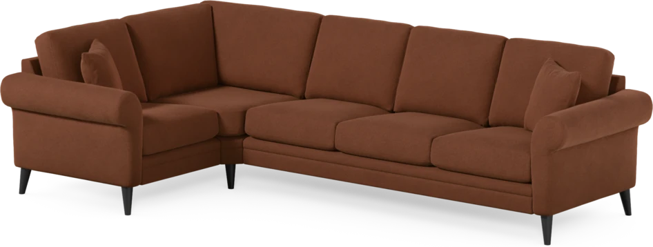 Eden - Hörnsoffa, 1+3-sits - Orange