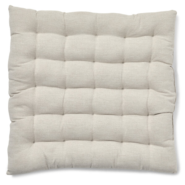 Recycle - Stolsdyna, 40x40 cm - Beige