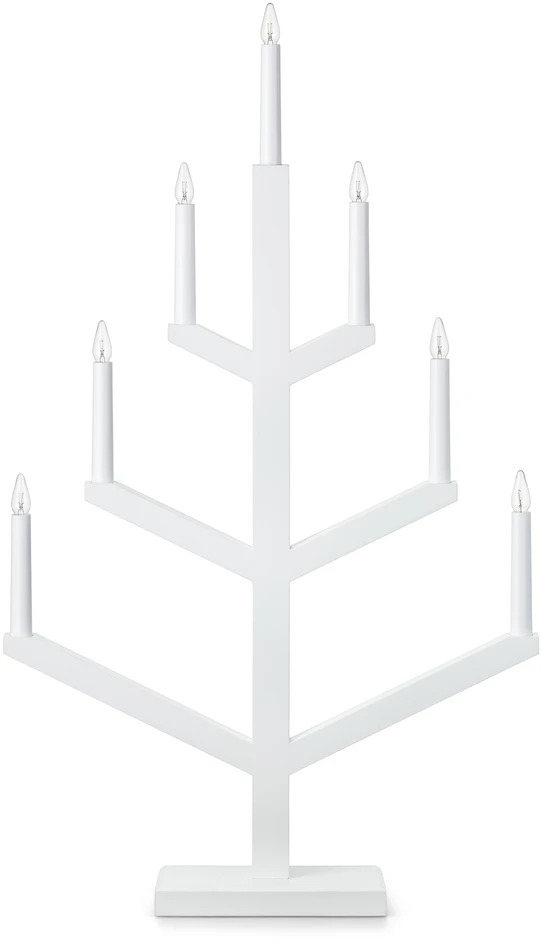 Truls 7-arm - Adventsljusstake 7-armad - Vit