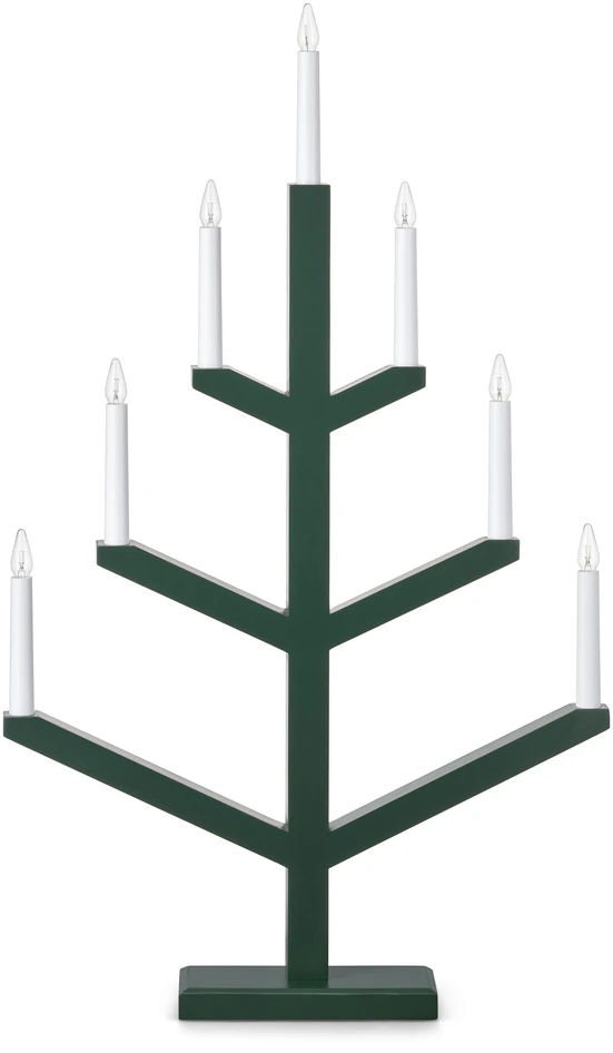 Truls 7-arm - Adventsljusstake 7-armad - Grön
