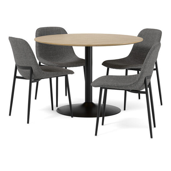 Plaine - Matgrupp med 4 stolar Melic - Beige