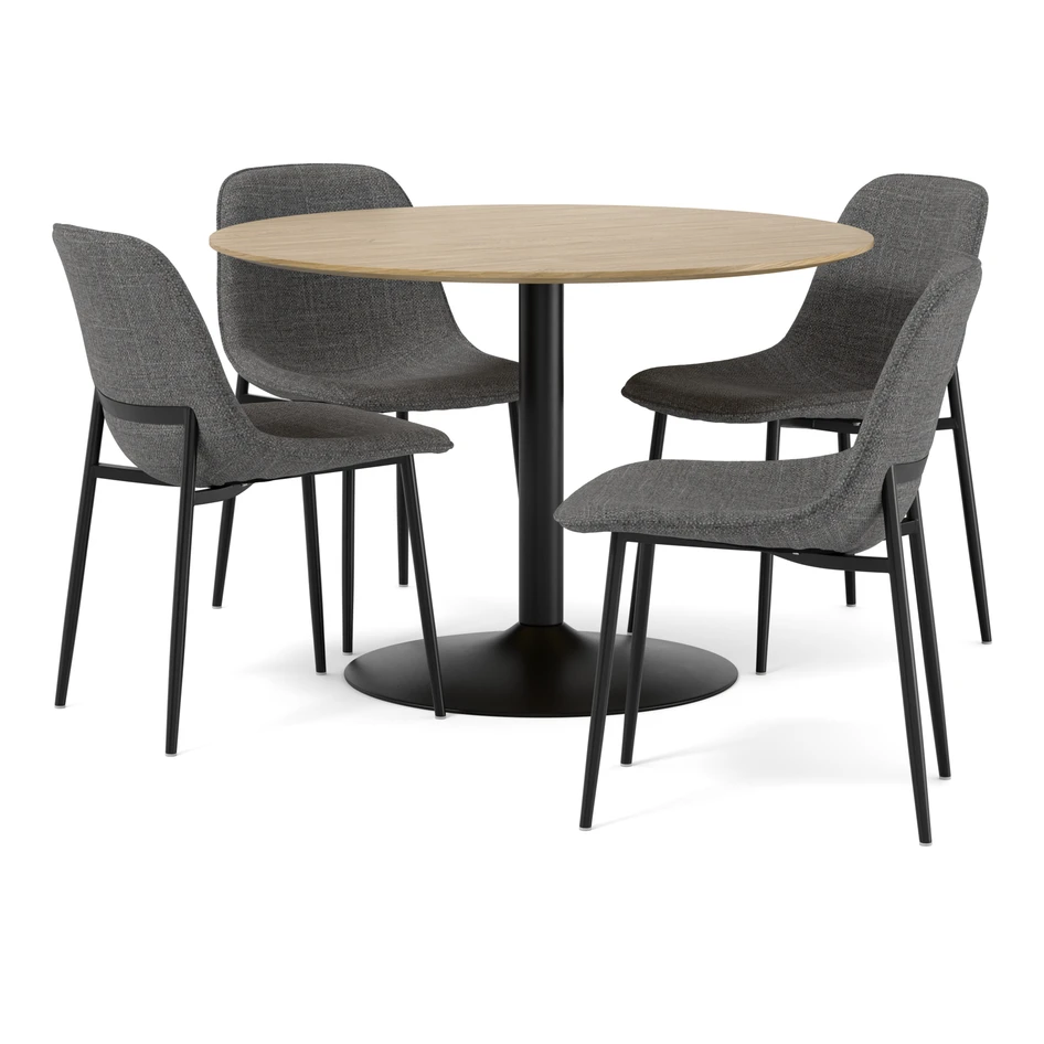 Plaine - Matgrupp med 4 stolar Melic - Beige