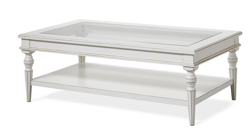 Paris - Soffbord, L 132 cm - Vit