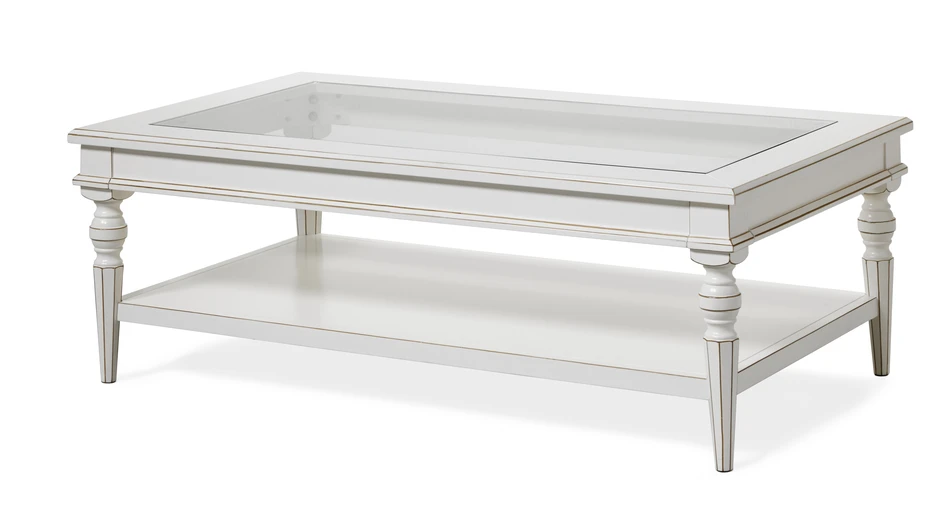 Paris - Soffbord, L 132 cm - Vit