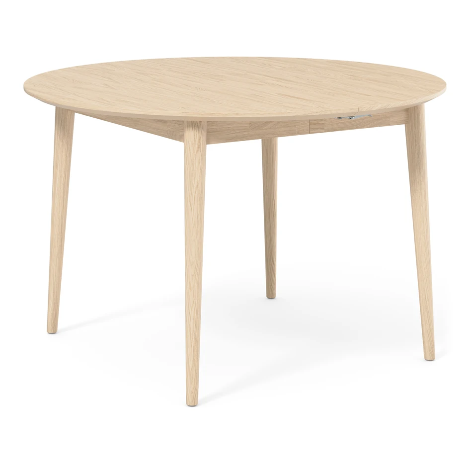 Harry - Matbord, Ø 115-160 cm - Vit