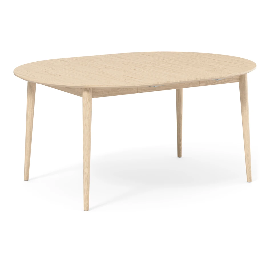 Harry - Matbord, Ø 115-160 cm - Vit