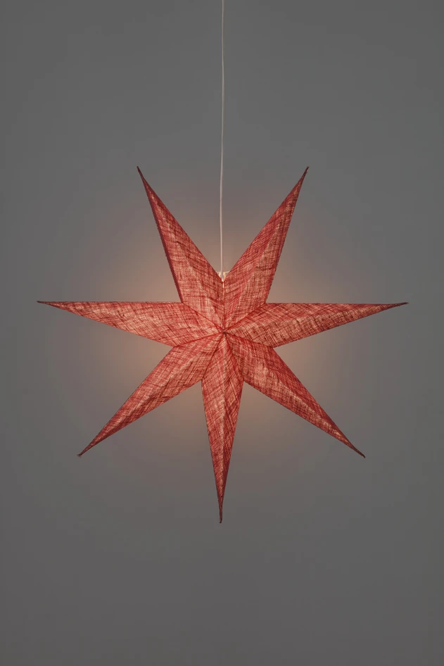 Juta - Julstjärna Ø 75 cm - Röd
