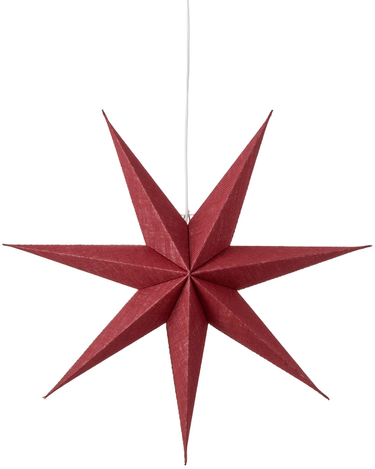 Juta - Julstjärna Ø 75 cm - Röd