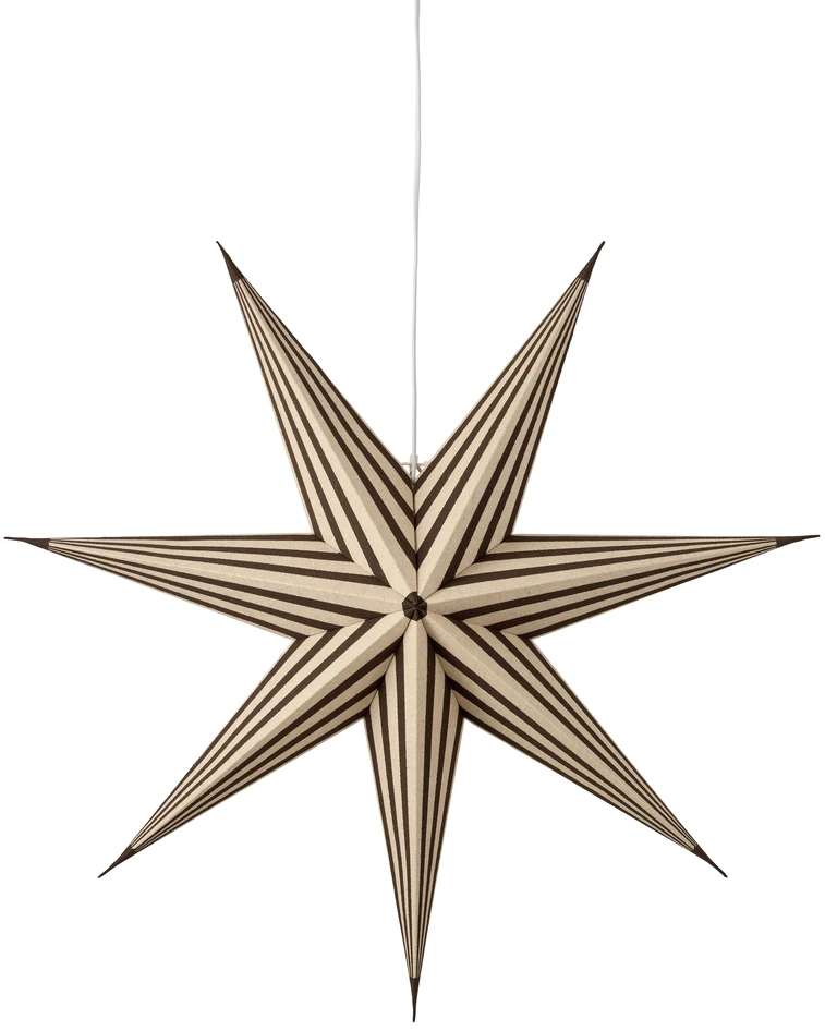 Melker - Julstjärna Ø 75 cm - Brun