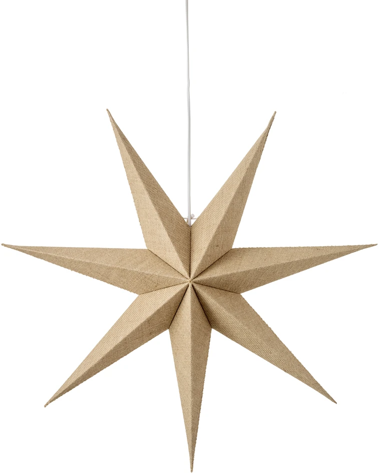 Juta - Julstjärna Ø 75 cm - Beige