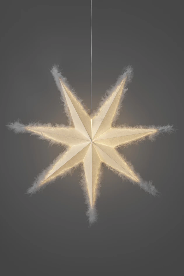 Asta - Julstjärna Ø 75 cm - Vit