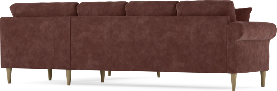 Eden - Hörnsoffa, 3+2-sits - Röd