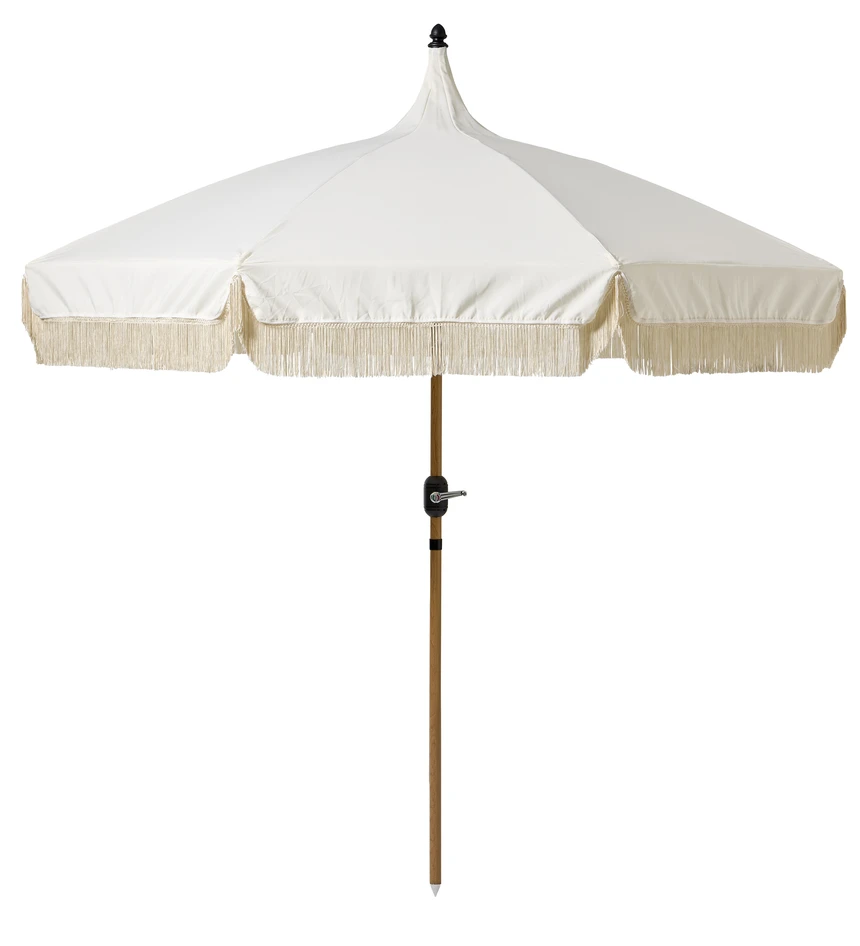 Ombra - Parasoll, Ø 270 cm - Vit