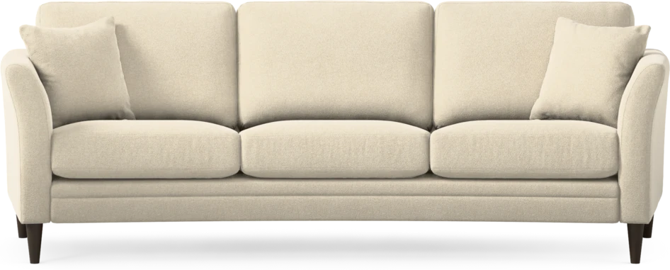 Eden - 3-sits soffa svängd - Beige
