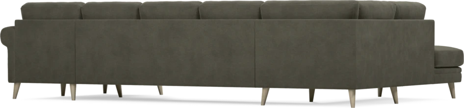 Eden - 3-sits soffa med divan vänster och schäslong höger - Grå