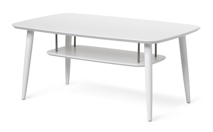 Louise - Soffbord, L 110 cm - Vit