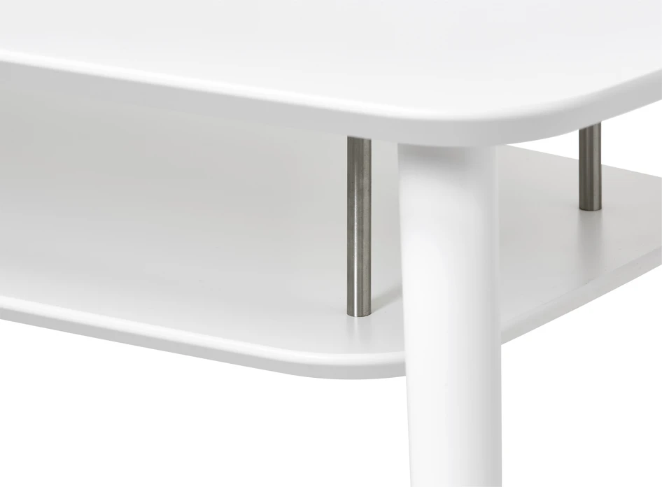 Louise - Soffbord, L 110 cm - Vit