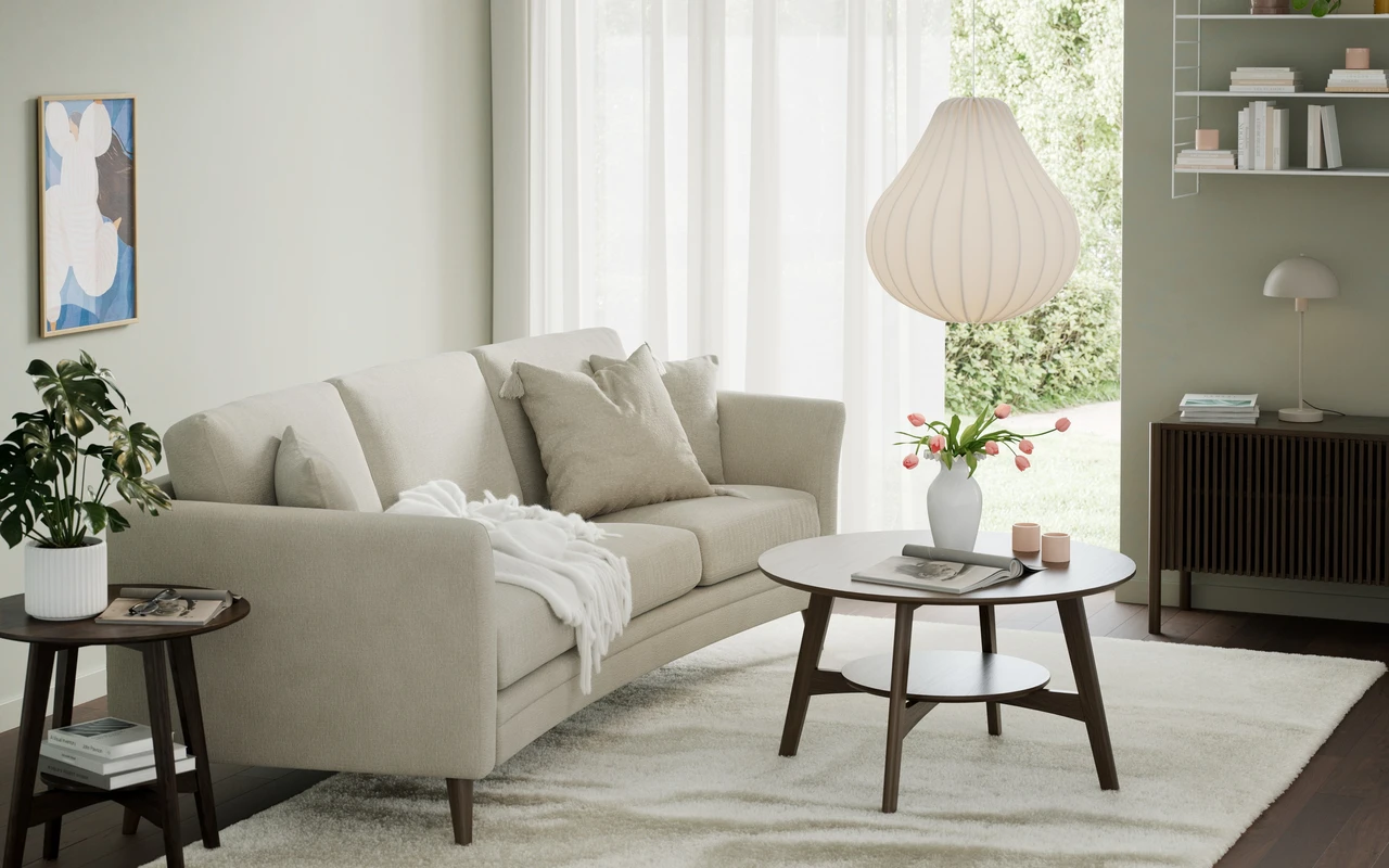 Eden - 3-sits soffa svängd - inspiration