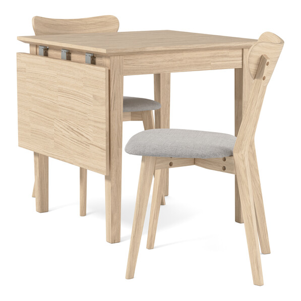 Ekerö - Matgrupp med 2 stolar Ludvig - Vit