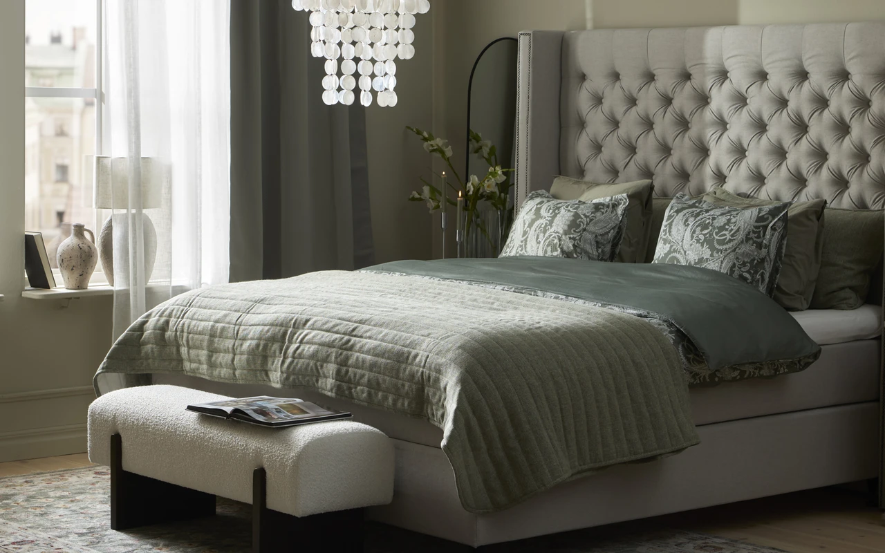 Änga Exclusive - Kontinentalsäng, dubbelsäng med bäddmadrass - inspiration