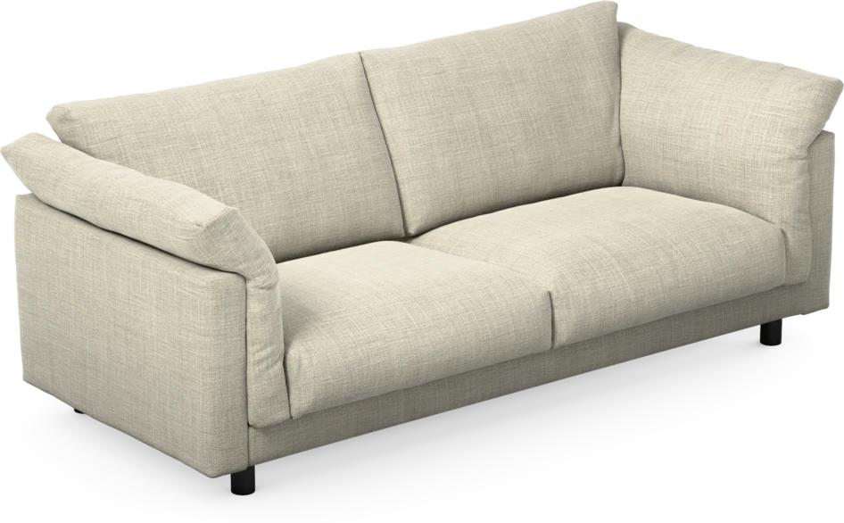 Cherrie - 2,5-sits soffa, fast klädsel - Beige