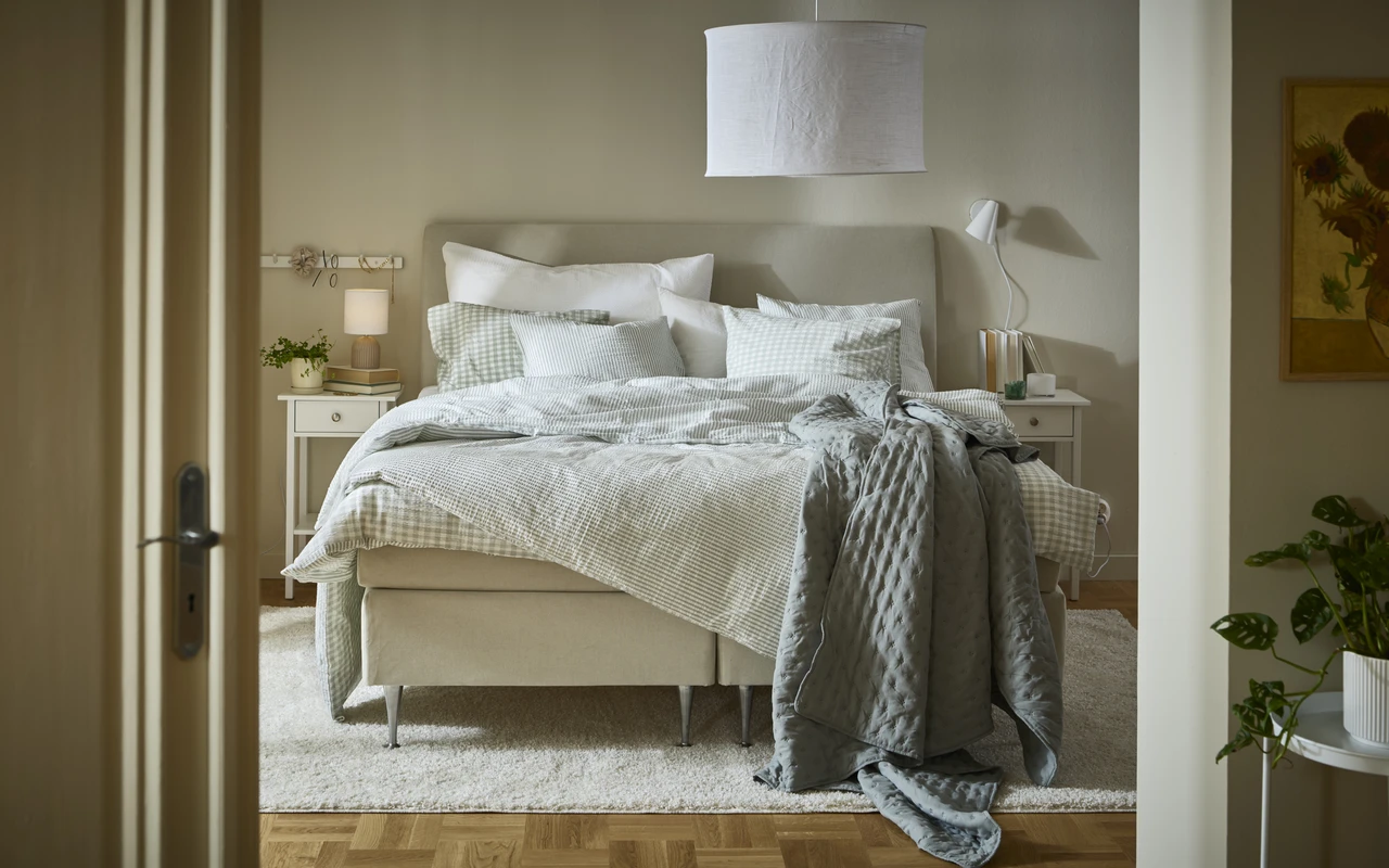 Änga Slät - Sänggavel, B 120-180 cm - inspiration