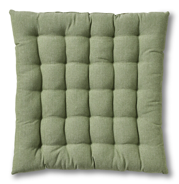 Recycle - Stolsdyna, 40x40 cm - Grön